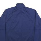 ADIDAS Mens Blue LA Galaxy Outdoor Jacket L Polyester Microfibre Plain Zip