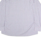 TOMMY HILFIGER Mens Blue & Pink Check Shirt XL Classic Cotton Long Sleeve Casual