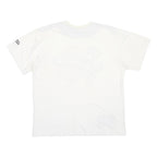 SUPERDRY Mens White & Black Graphic T-Shirt XL Short Sleeve Crew Neck Cotton