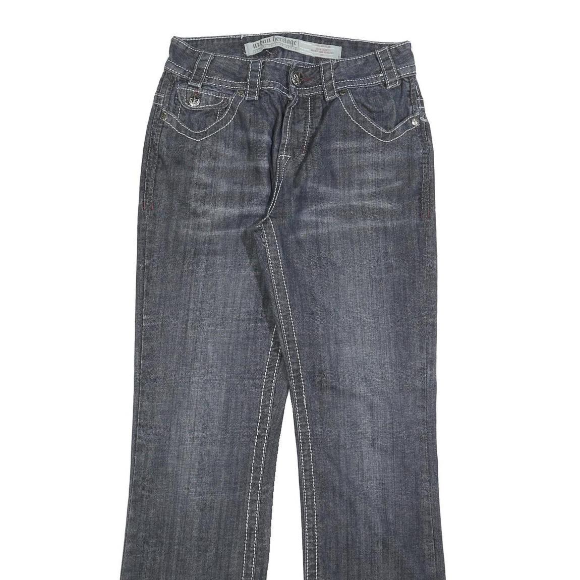 URBAN HERITAGE Womens Jeans Regular Bootcut Denim Medium W30 L34 Stylish Classic