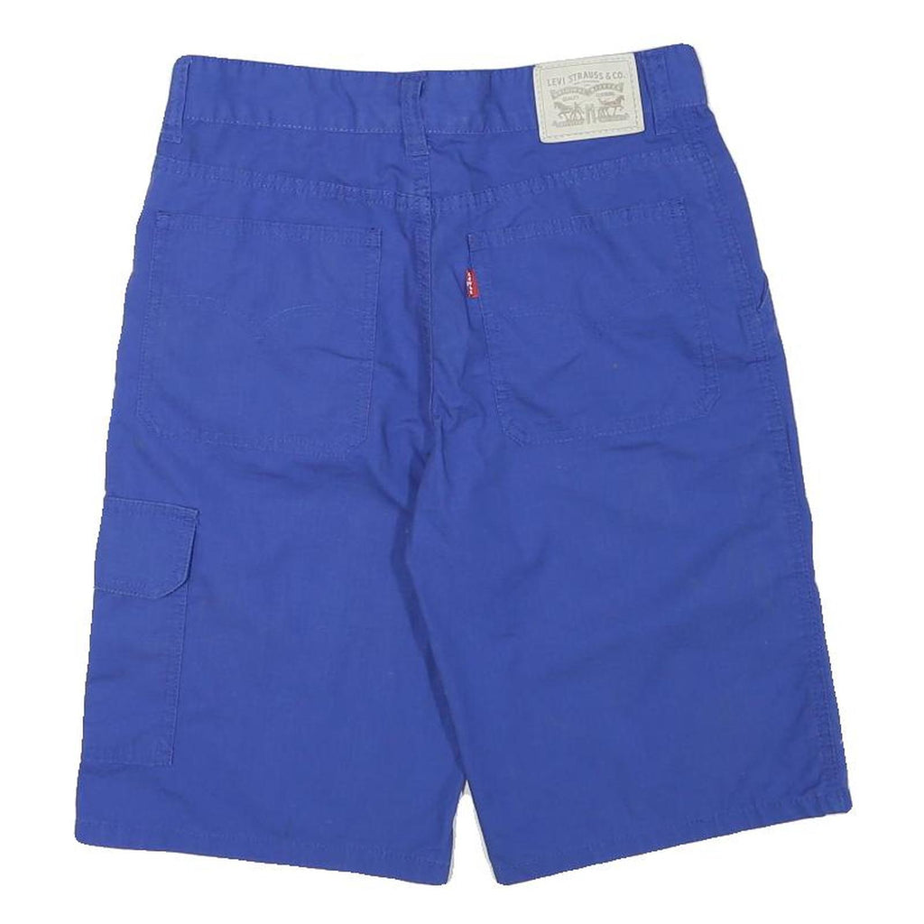 LEVI'S Mens Shorts Blue Cargo Cotton Blend M W29 Casual Pockets Comfortable