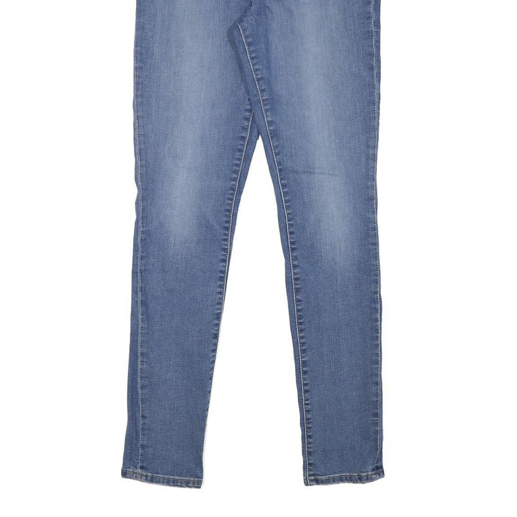 LEVI'S Womens Slim Blue Denim Slim Fit Jeans W26 L29 Zip Cotton Blend