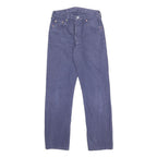 LEVI'S 501 Mens Jeans Blue Regular Straight Denim Stone Wash W29 L30 Classic Fit