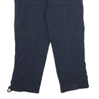 WESTPORT Womens Navy Blue Cargo Shorts UK 12 W32 Cotton Blend Comfort Style