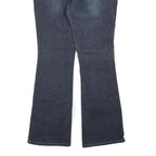 ROZ & ALI Womens Blue Regular Fit Flared Denim Cotton Blend Medium W34 L31