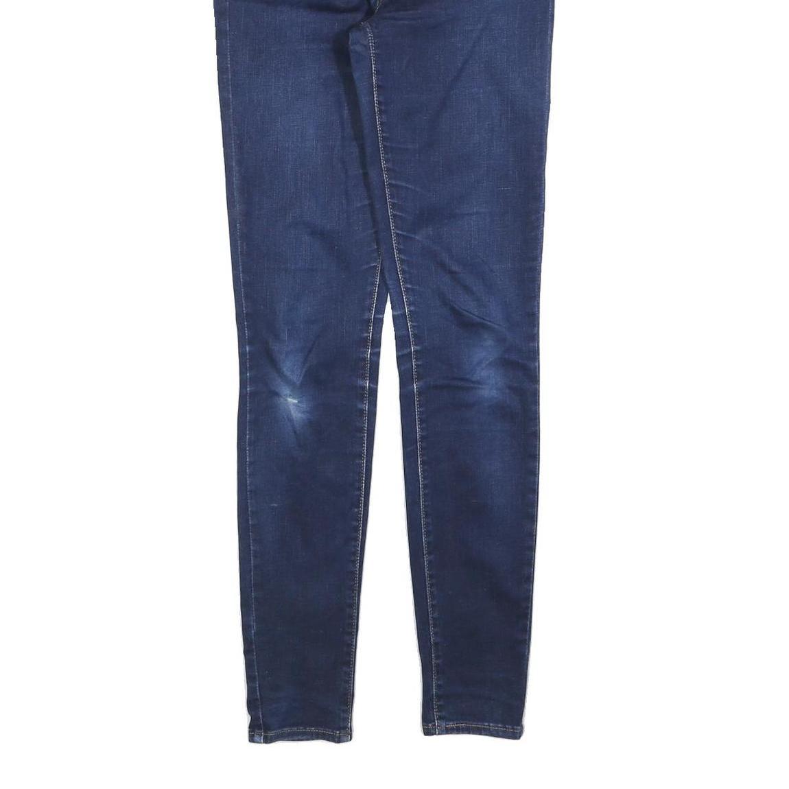 LEVI'S Womens Jeans Blue Slim Skinny Denim Medium W28 L32 Stretch Zip