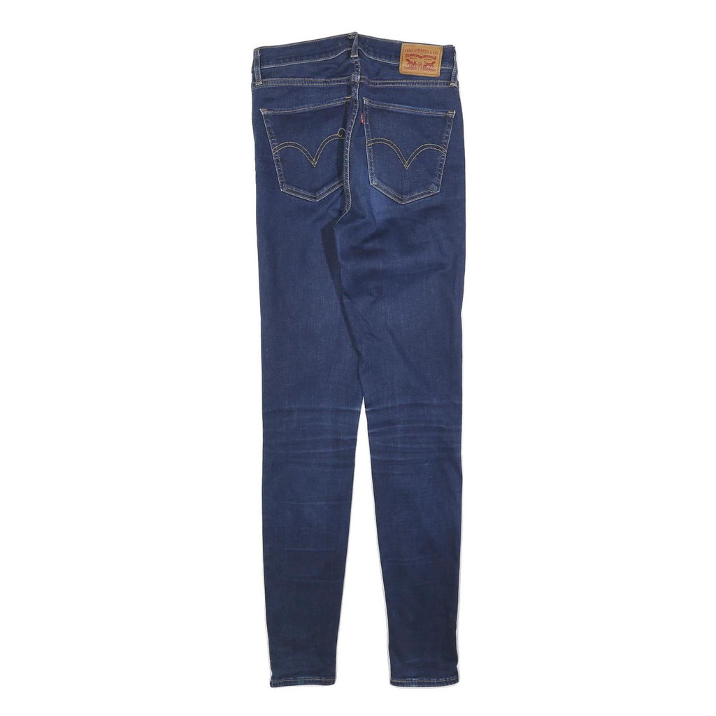 LEVI'S Womens Jeans Blue Slim Skinny Denim Medium W28 L32 Stretch Zip