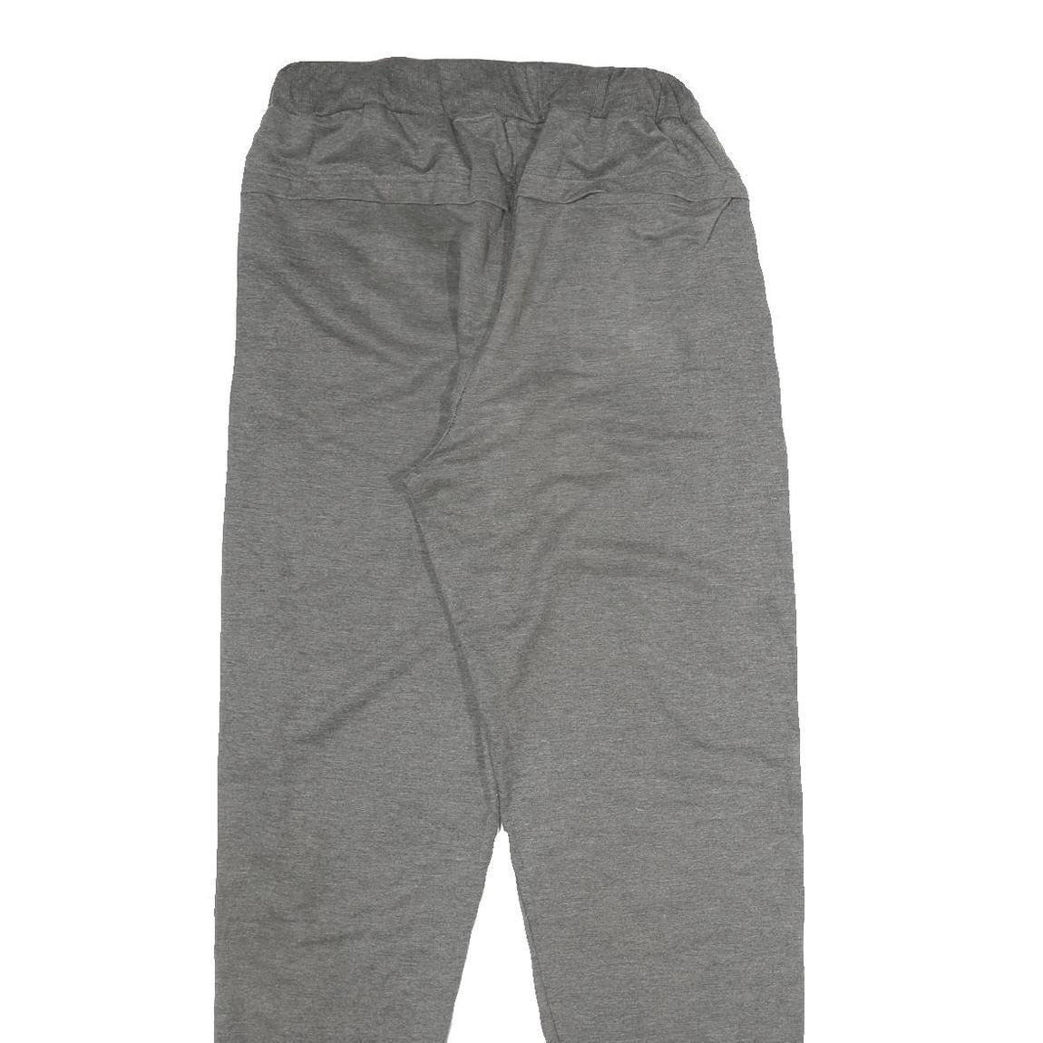 ADIDAS Mens Joggers Grey & White Cotton Blend Slim Tapered 4XL W28 L32