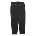 CALVIN KLEIN Womens Black Regular Fit Straight Denim Jeans W28 L25 Classic Style
