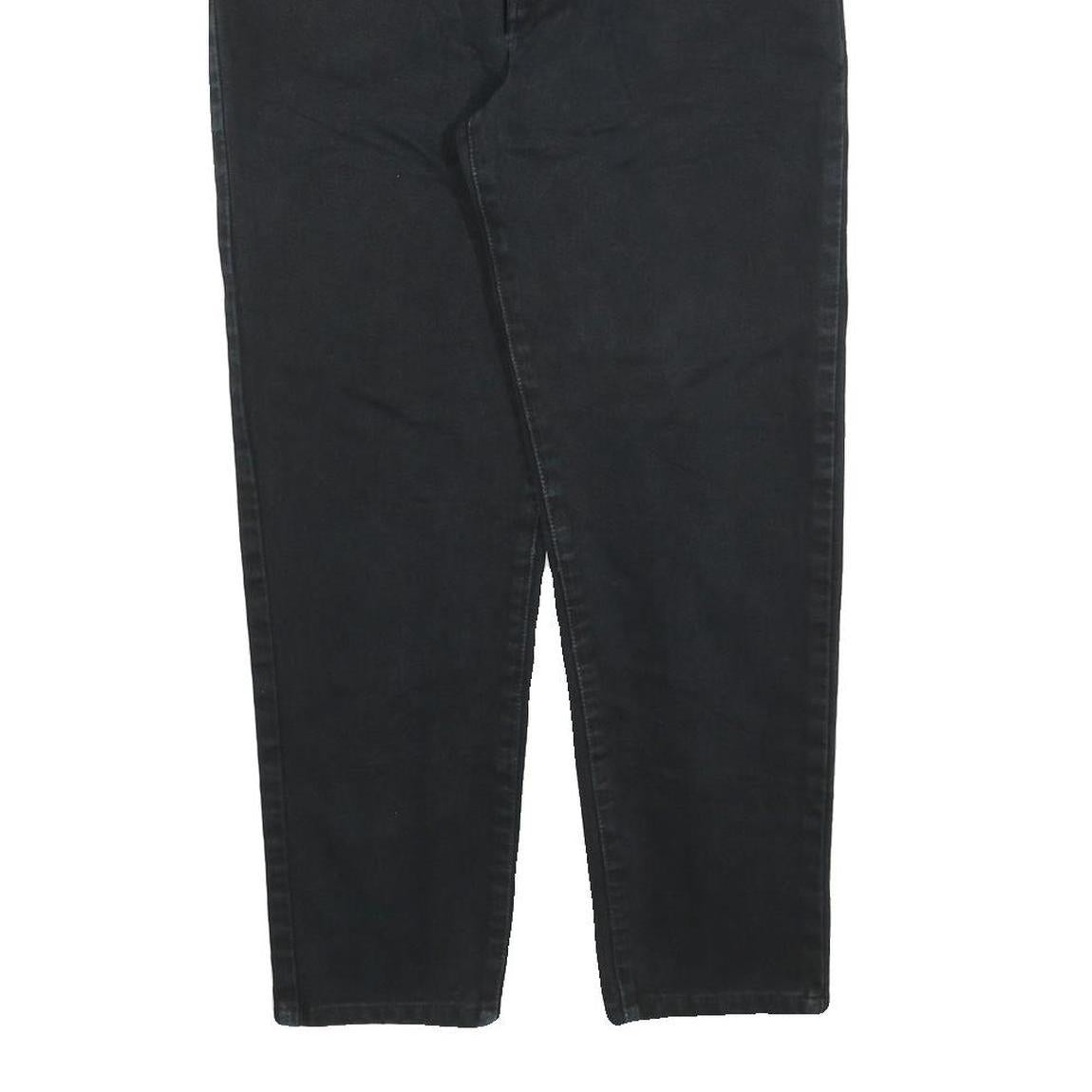 CALVIN KLEIN Womens Black Regular Fit Straight Denim Jeans W28 L25 Classic Style