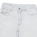 HOLIDAY Mens Shorts Light Blue Denim XL W32 Classic Cotton Blend Casual