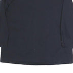 MASSIMO DUTTI Womens Navy Blue Basic Top 3/4 Sleeve Round Neck S
