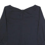MASSIMO DUTTI Womens Navy Blue Basic Top 3/4 Sleeve Round Neck S