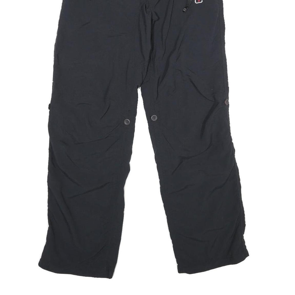 COLONIAL OUTDOOR Womens Black Regular Fit Straight Leg Trousers W28 L32 Outdoor