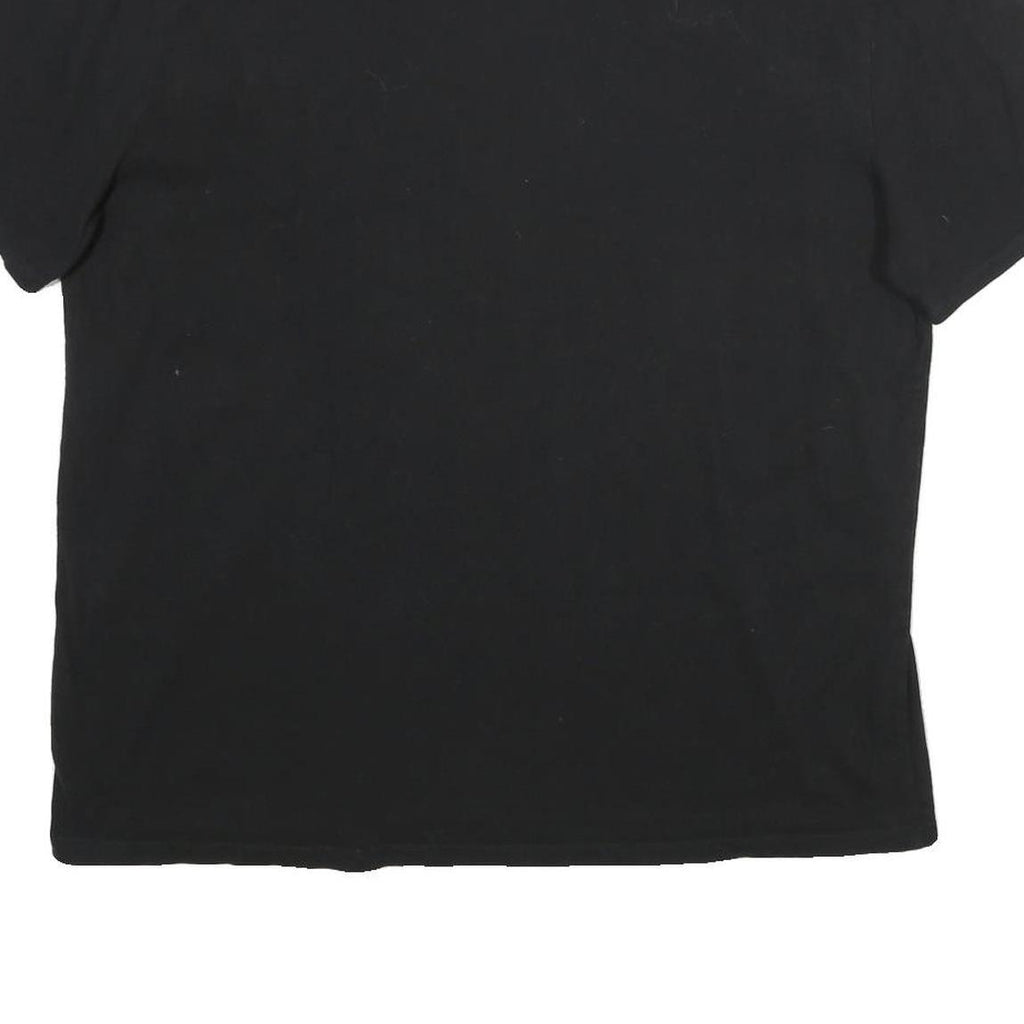 TOMMY HILFIGER Mens Black XL T-Shirt Short Sleeve Crew Neck Classic Cotton