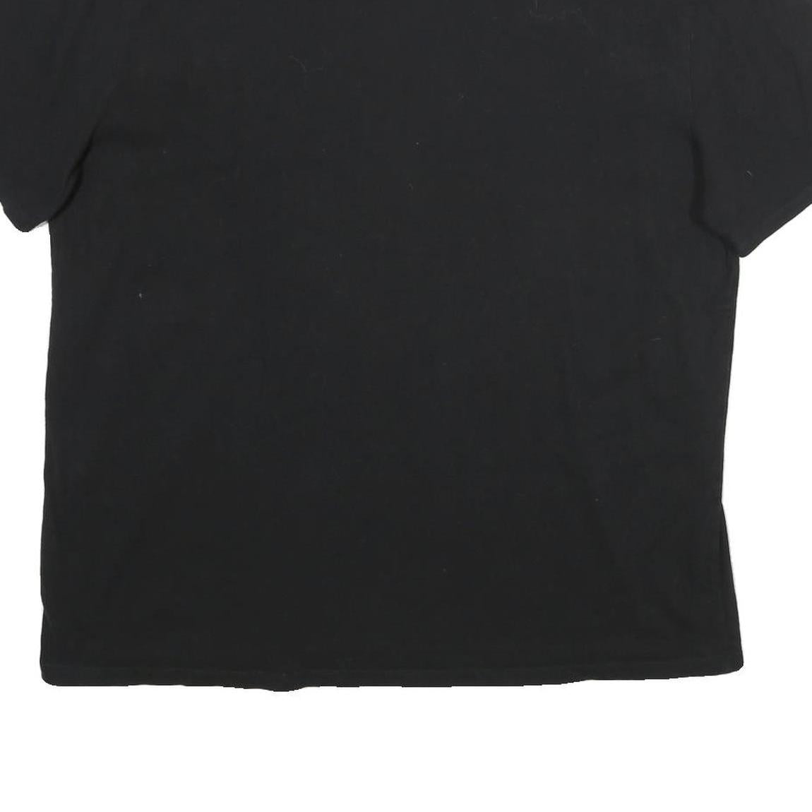 TOMMY HILFIGER Mens Black XL T-Shirt Short Sleeve Crew Neck Classic Cotton