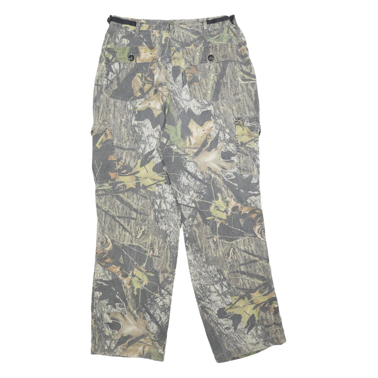 FIELDSTAFF Mens Cotton Blend Camouflage Regular Fit Straight Leg Trousers W32