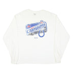 REEBOK Mens White NFL AFC Champions 2009 Graphic Long Sleeve Crew Neck XL