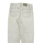 LEVI'S Womens Grey Straight Denim Rinse Relaxed Fit Cotton Blend W32 L28 Casual