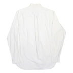 RALPH LAUREN Mens White Cotton Button Down Shirt M Classic Polo Logo