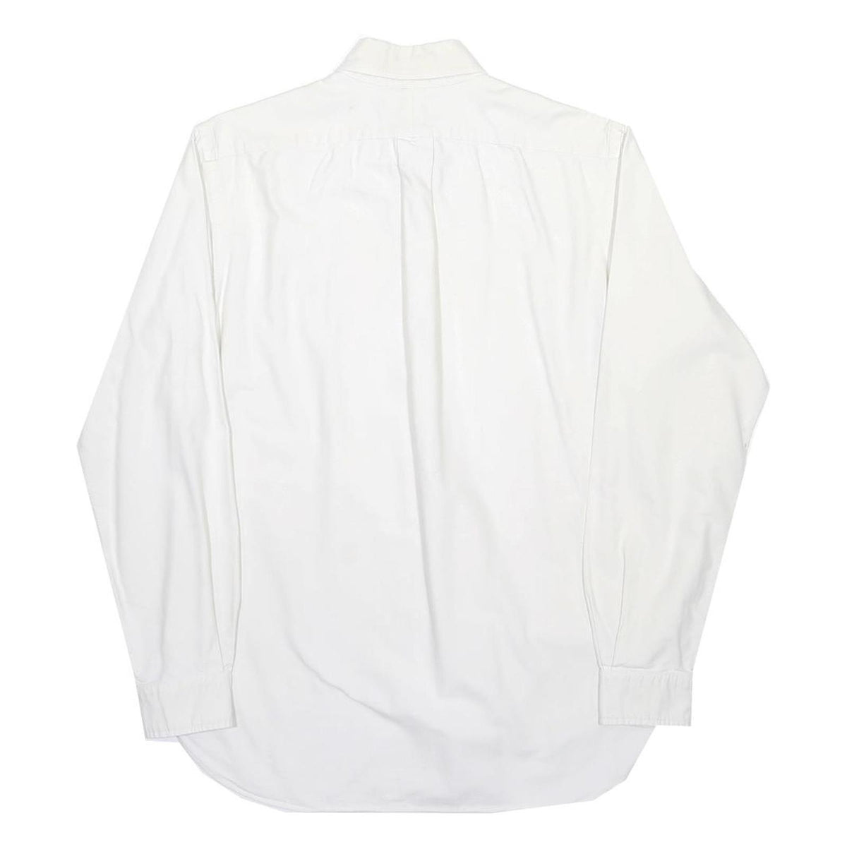 RALPH LAUREN Mens White Cotton Button Down Shirt M Classic Polo Logo