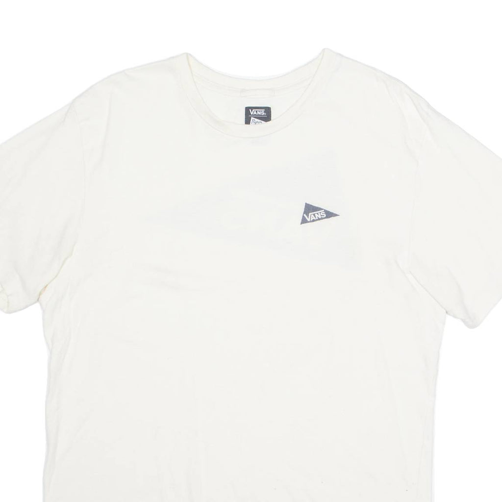 VANS Mens T-Shirt Beige L