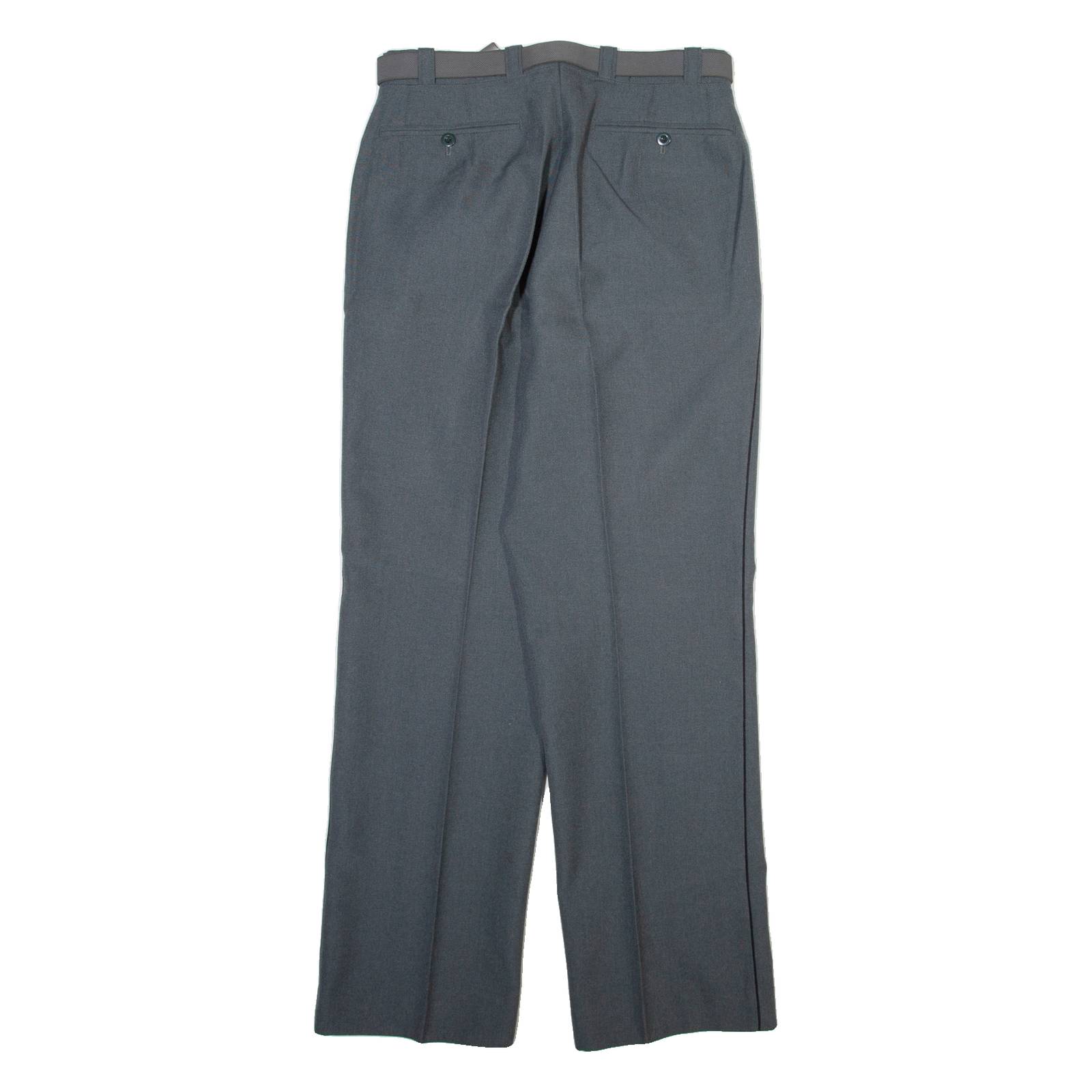 Mens Trousers Grey Regular Straight W29 L30