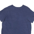 NIKE Mens Navy Blue Graphic T-Shirt XL Short Sleeve Crew Neck Cotton Blend