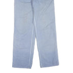 CARHARTT Mens Cotton Blend Blue Regular Straight Trousers W32 L32 Workwear Zip