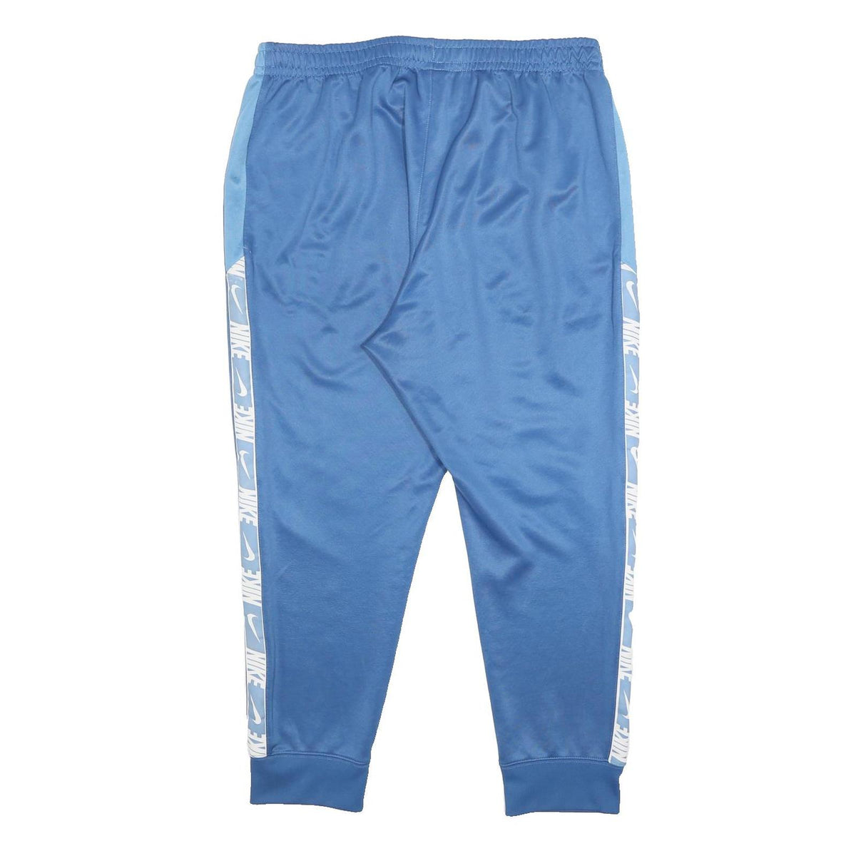 NIKE Mens Joggers Blue & Light Blue XL W34 L26 Slim Tapered Logo