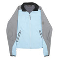 MAMMUT Womens Blue & Grey Lightweight Zip Jacket M Polyester Blend Outdoor