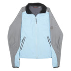 MAMMUT Womens Blue & Grey Lightweight Zip Jacket M Polyester Blend Outdoor