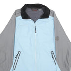 MAMMUT Womens Blue & Grey Lightweight Zip Jacket M Polyester Blend Outdoor