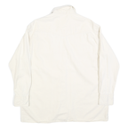 LEVI'S Womens White Cotton Blend Shirt S Classic Western Style Button