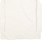 LEVI'S Womens White Cotton Blend Shirt S Classic Western Style Button