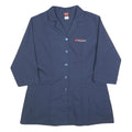 RED KAP Womens Navy Blue Button Cotton Workwear Jacket L Plain Pharmacy