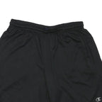CHAMPION Mens Black Sports Shorts XL W30 Polyester Blend Casual Activewear