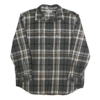 CARHARTT Mens Grey & Brown Check Shirt XL Long Sleeve Cotton Workwear Casual