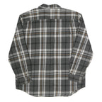 CARHARTT Mens Grey & Brown Check Shirt XL Long Sleeve Cotton Workwear Casual