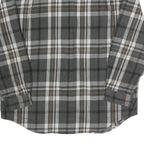CARHARTT Mens Grey & Brown Check Shirt XL Long Sleeve Cotton Workwear Casual