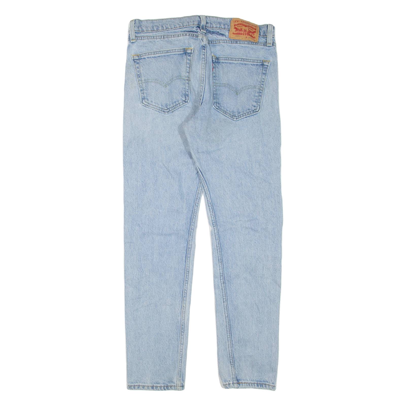 LEVI'S 512 Jeans Womens Blue Slim Tapered W30 L30