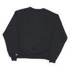 CHAMPION Mens Black Cotton Blend Sac State Crew Neck M Sweatshirt Casual