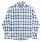 NAUTICA Mens Shirt Blue Check Long Sleeve L