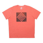 THE NORTH FACE Mens Red Graphic T-Shirt 2XL Short Sleeve Crew Neck Cotton Blend