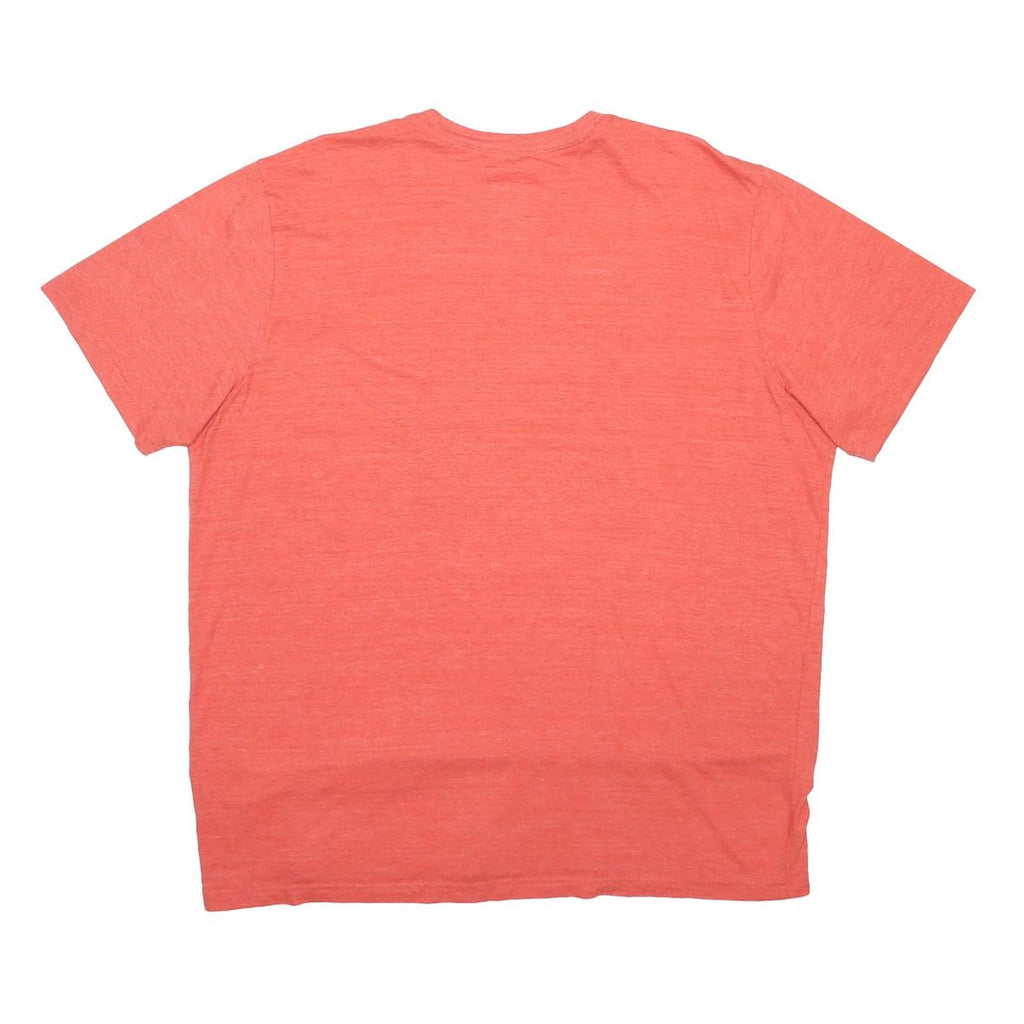 THE NORTH FACE Mens Red Graphic T-Shirt 2XL Short Sleeve Crew Neck Cotton Blend