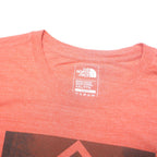 THE NORTH FACE Mens Red Graphic T-Shirt 2XL Short Sleeve Crew Neck Cotton Blend
