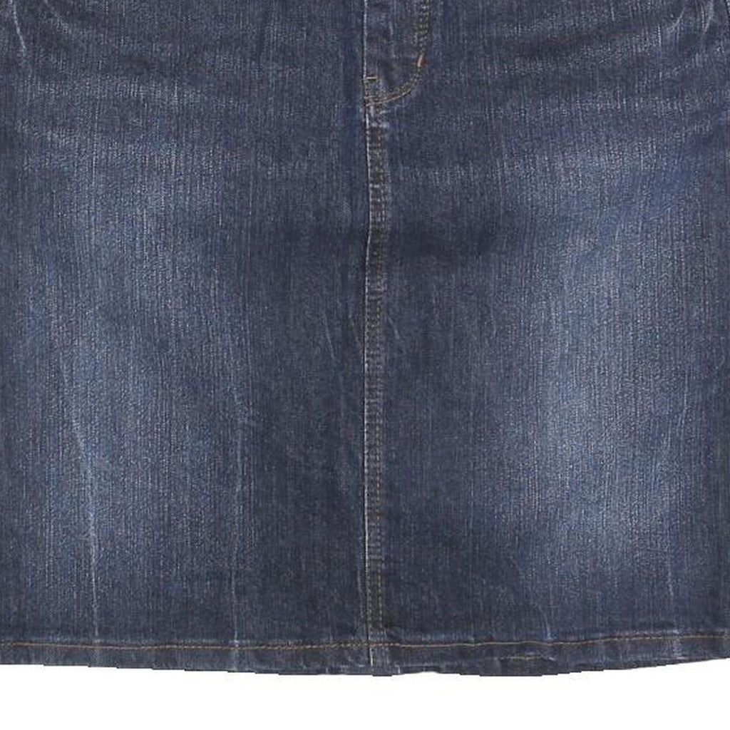 JAG JEANS Womens Blue Denim Mini Cotton Blend Pencil Skirt Size S Stylish Casual