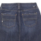 JAG JEANS Womens Blue Denim Mini Cotton Blend Pencil Skirt Size S Stylish Casual