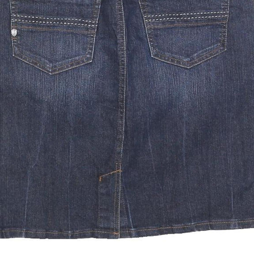 JAG JEANS Womens Blue Denim Mini Cotton Blend Pencil Skirt Size S Stylish Casual