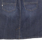 JAG JEANS Womens Blue Denim Mini Cotton Blend Pencil Skirt Size S Stylish Casual